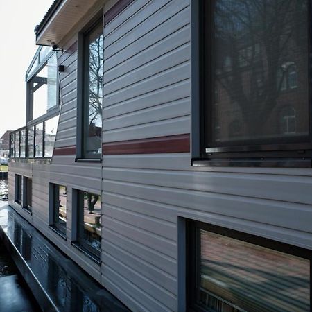 Hausboot Die Leseinsel Emden Exterior foto