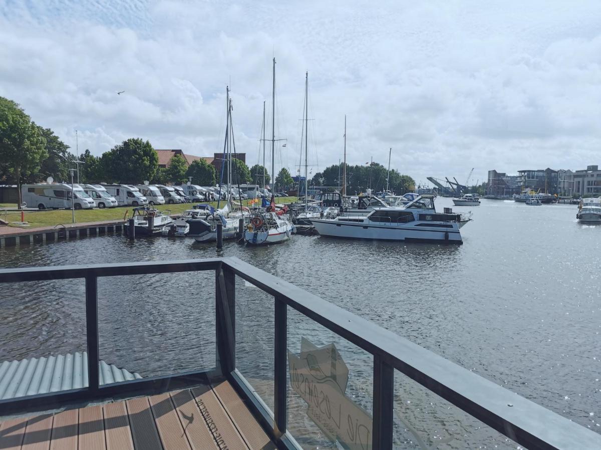 Hausboot Die Leseinsel Emden Exterior foto