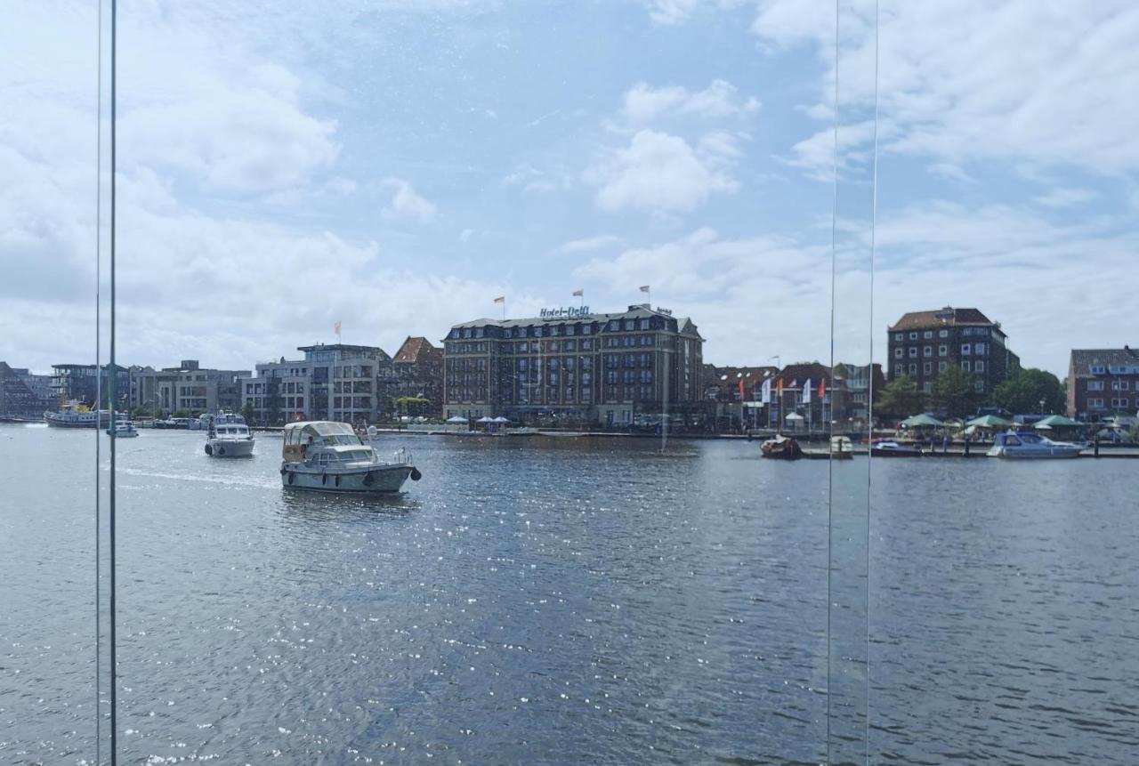 Hausboot Die Leseinsel Emden Exterior foto